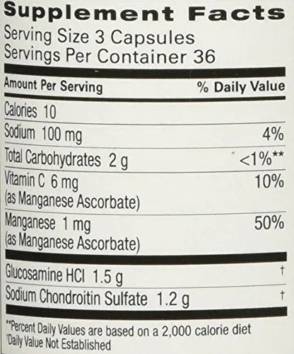 Cosamin DS For Joint Health Comfort & Mobility, 108 Capsules Nutramax Laboratories Au supplements