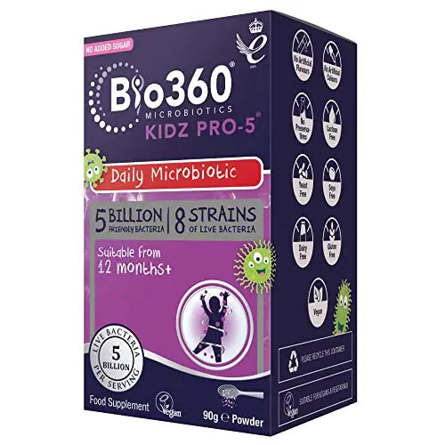 Natures Aid Bio360 Kidz Pro-5 (5 Billion Bacteria) from Natures Aid, Children's Microbiotic natures aid Au supplements