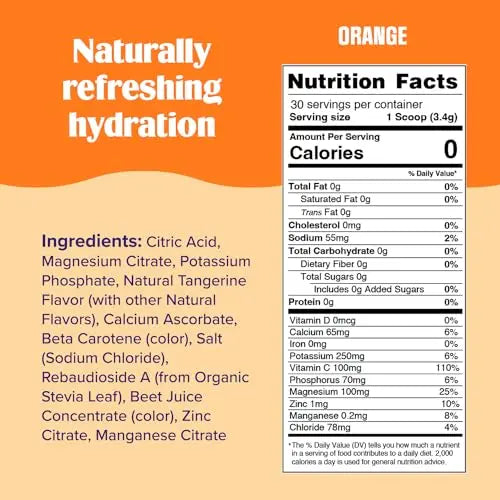 Ultima Replenisher Daily Electrolyte Drink Mix – Orange, 30 Servings – Hydration Powder Ultima Replenisher Au supplements