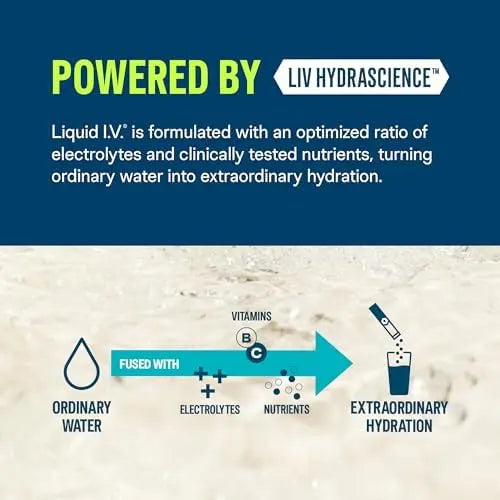 Liquid I.V.® Hydration Multiplier - Tropical Punch | Electrolyte Powder Drink Mix | 1 Pack (16 Servings) Liquid I.V. Au supplements