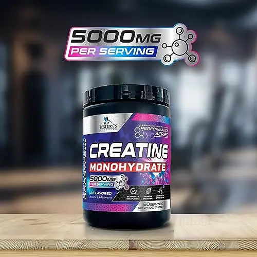 Micronized Creatine Monohydrate Powder - 100% Pure Unflavored Creatine Powder Nature's Nutrition Au supplements