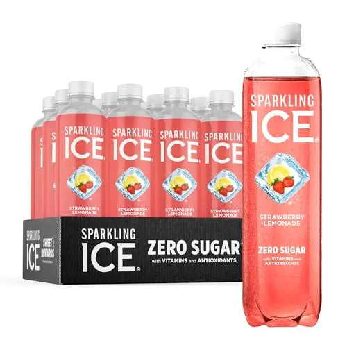 Sparkling Ice, Strawberry Lemonade Sparkling Water, Zero Sugar Flavored Water Sparkling ICE Au supplements