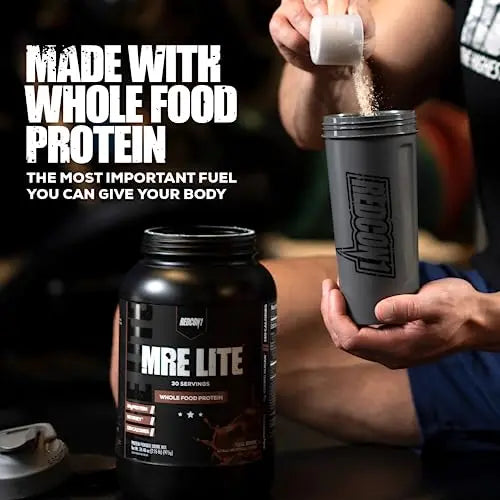 REDCON1 MRE Lite Whole Food Protein Powder, Fudge Brownie - Low Carb & Whey REDCON1 Au supplements