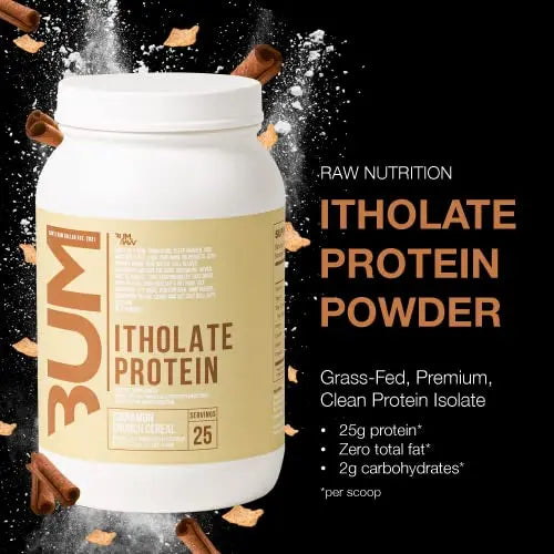 RAW Whey Isolate Protein Powder, Cinnamon Crunch (CBUM Itholate Protein) - 100% Grass RAW Au supplements