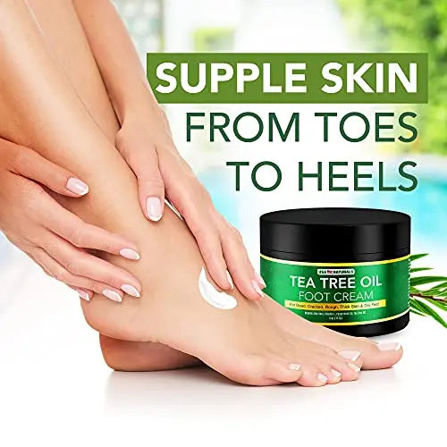 Tea Tree Oil Foot Cream For Dry Cracked Heels Repair - Natural Foot Cream For Dry Cracke USA Naturals Au supplements