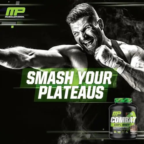 MusclePharm Combat 100% Whey, Chocolate Milk - 5 lb Protein Powder - Gluten Free Muscle Pharm Au supplements