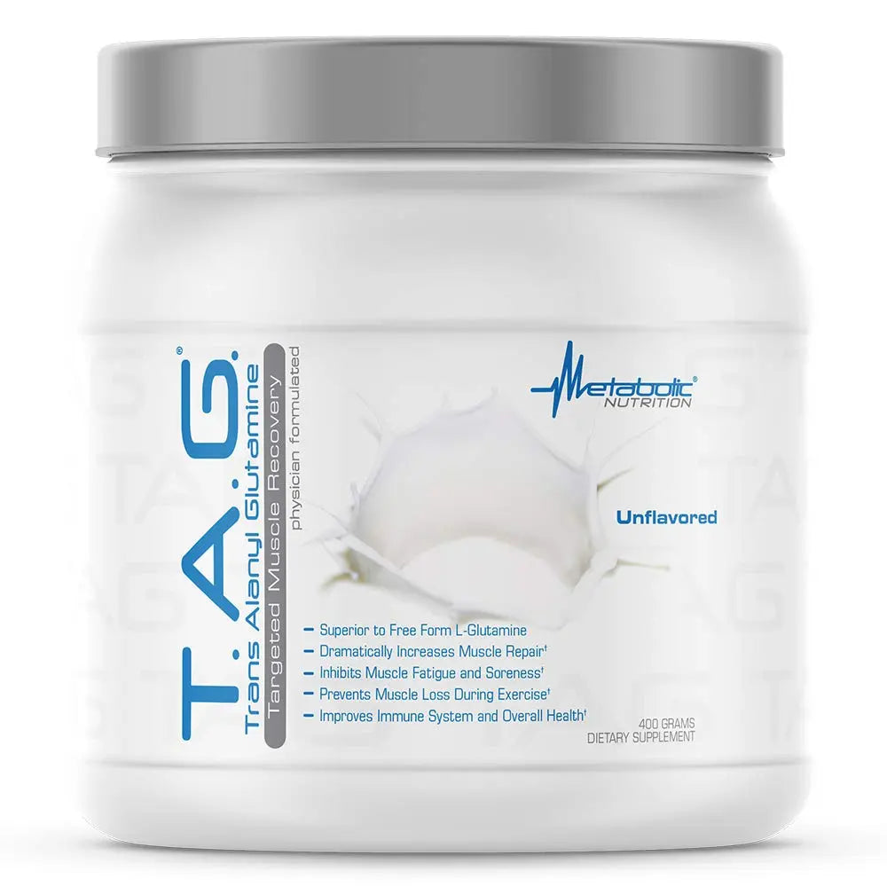 Metabolic Nutrition, TAG, Trans Alanyl Glutamine, 100% L-Glutamine Peptide Powder Metabolic Nutrition Au supplements