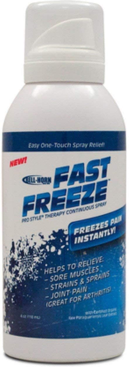 Fast Freeze All-Natural Cooling Pain Relief Therapy: Continuous Spray, 4 fl oz Fast Freeze Au supplements