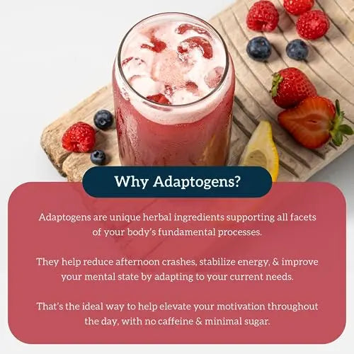 Organifi Red Juice - Vegan Energy Powder - Berry-Flavored Adaptogen Drink - Caffeine Organifi Au supplements