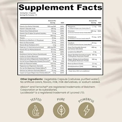 HPD Rx ONE Immunity Boost Multivitamin HPV Supplements for Women and Men HPD Rx Au supplements