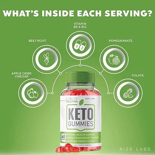 (3 Pack) SlimLife Keto Gummies, SlimLife Evolution Keto Gummies for Advanced Weight Loss rize labs Au supplements