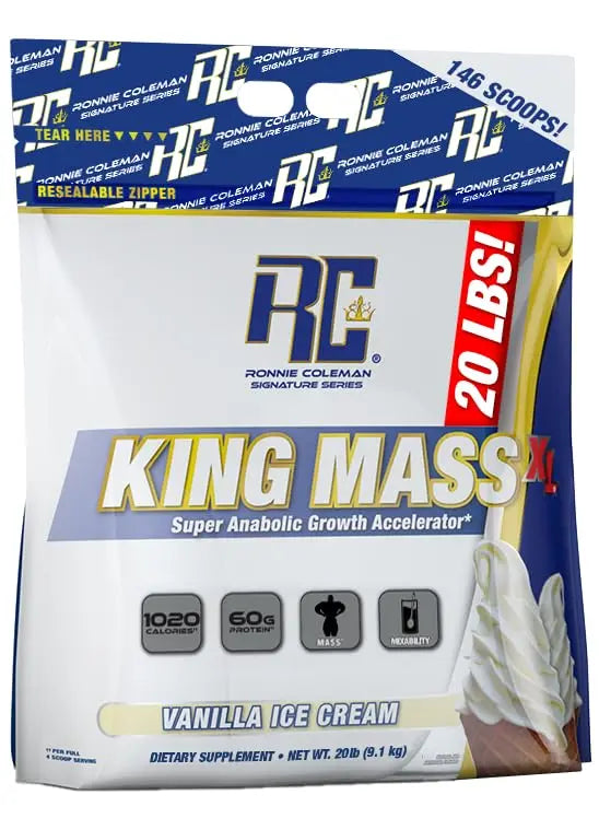 Ronnie Coleman Signature Series King Mass XL Mass Gainer Protein Powder, Muscle Gainer Ronnie Coleman Signature Series Au supplements