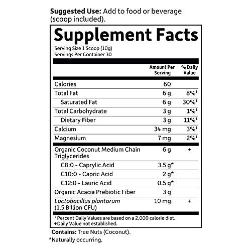 Garden of Life Dr. Formulated Keto Organic MCT Powder - 30 Servings, 6g MCTs Garden of Life Au supplements
