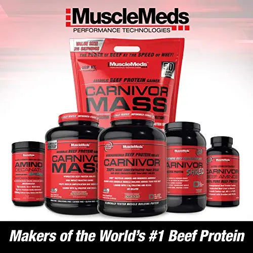 MuscleMeds, Carnivor Beef Protein Isolate Powder 56 Servings, Chocolate, 72 Ounce MuscleMeds Au supplements
