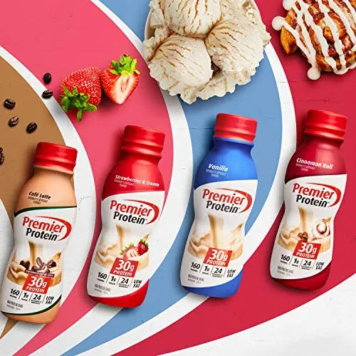Premier Protein Shake, Bananas & Cream, 30g Protein, 1g Sugar, 24 Vitamins & Minerals Premier Protein Au supplements