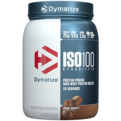 Dymatize ISO100 Hydrolyzed Protein Powder, 100% Whey Isolate , 25g of Protein, 5.5g BCA Dymatize Au supplements