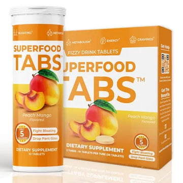 skinnytabs Superfood Tabs Detox Cleanse Drink - Fizzy Nutrition Supplement skinnytabs Au supplements