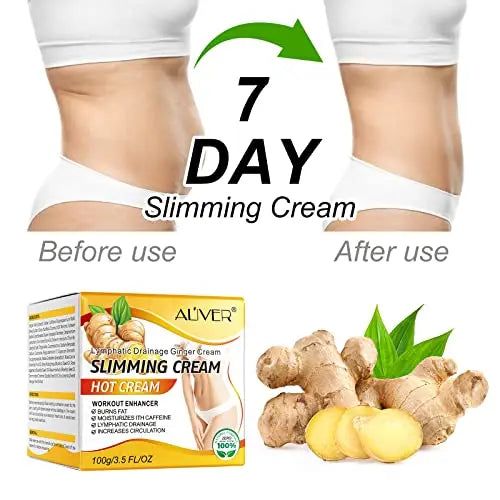 2PCS VOGSIG Ginger Slimming Cream - Anti Cellulite, Fat Burning, Tightening & Moisturizin VOGSIG Au supplements