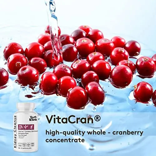 Youth & Tonic Kidney Cleanse Detox for Residual Metabolic Waste & Excess Body Water for Urinary Tract Youth & Tonic Au supplements