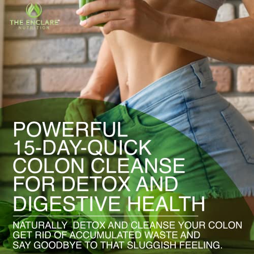 THE ENCLARE NUTRITION Colon Cleanser Detox. Premium 15 Day Fast-Acting Diet Pills THE ENCLARE NUTRITION Au supplements