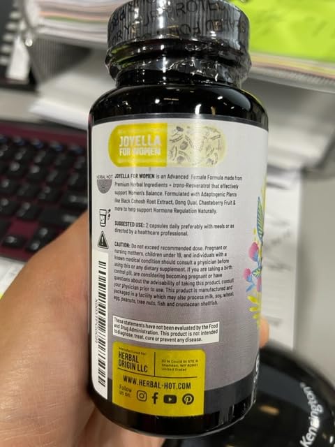 11-in-1 Hormonal Balance, Relief for Menopause Symptoms, Helps Reduce Hot Flashes, Night Sweats, and Mood Swings, Clinically Proven Ingredients, Natural PMS Support, Made in USA, 3rd Party-Tested HERBAL HOT Au supplements