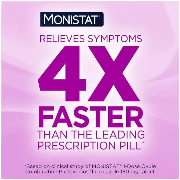 Monistat 7-Day Yeast Infection Treatment | Cream + External Itch Relief Cream | Pack of 2 Monistat Au supplements