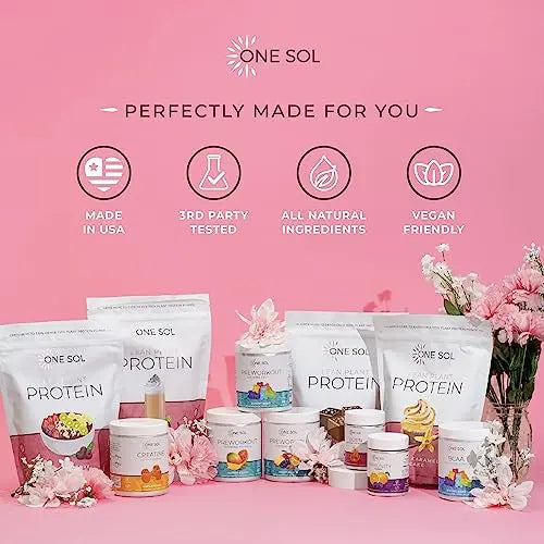 One Sol Lean Plant Protein Powder Horchata, Low Carb, Gluten Free One Sol Au supplements