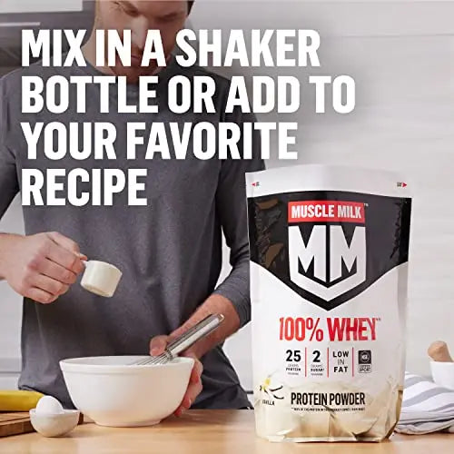 Muscle Milk 100% Whey Protein Powder, Chocolate, 5 Pound, 66 Servings, 25g Protein Muscle Milk Au supplements