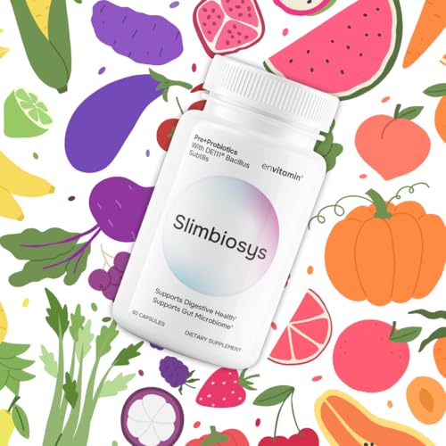 envitamin Slimbiosys Ultra Probiotic Capsule - Pre & Probiotics for Women & Men - Support Your Microbiome envitamin Au supplements