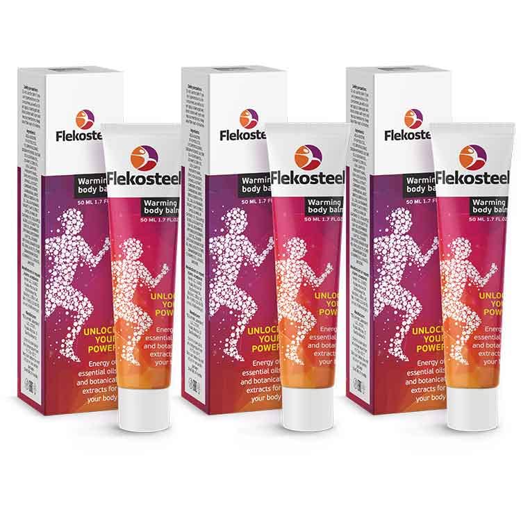 3 Tubes HENDEL GARDEN Flekosteel Warming Body Balm 5.1 fl oz/150 ml RIXET Au supplements