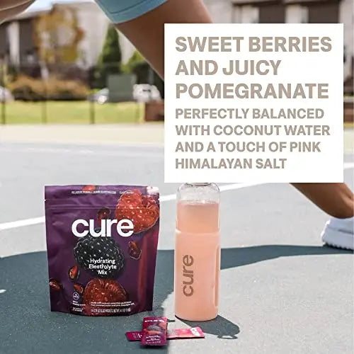 Cure Hydrating Plant Based Electrolyte Mix | FSA & HSA Eligible | Powder for Dehydration Cure Hydration Au supplements
