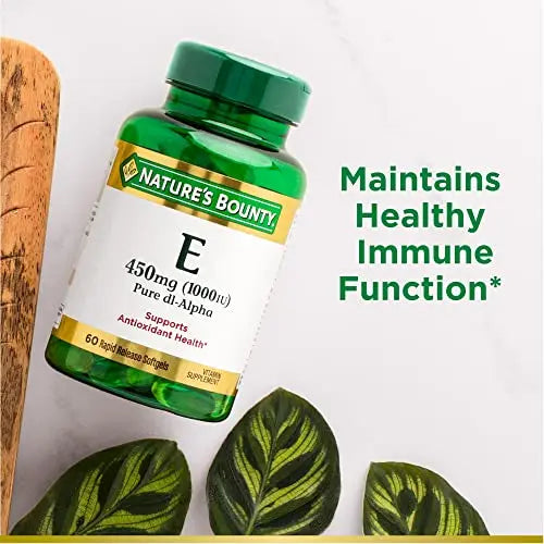 Nature's Bounty Vitamin E 1000 IU Softgels, Supports Antioxidant Health & Immune System Nature's Bounty Au supplements