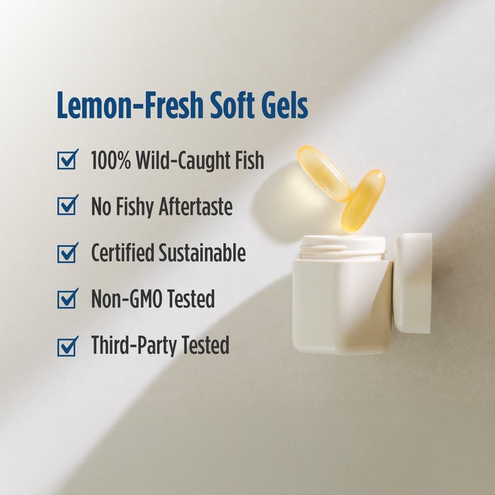 Nordic Naturals ProEFA 3-6-9, Lemon Flavor - 90 Soft Gels - 565 mg Omega-3 - EPA & DHA with Added GLA - Healthy Skin, Cognition, & Positive Mood - Non-GMO - 45 Servings Nordic Naturals Au supplements
