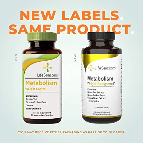 Metabolism - Weight Control Support & Energy Boosting Supplement - Natural Appetite LifeSeasons Au supplements