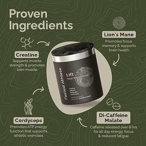 Lift Black Label – Nootropic Brain Booster Supplement for Productivity Fasted Athlete Au supplements