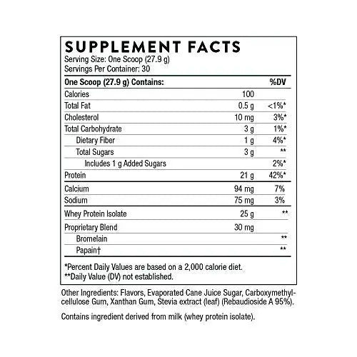 THORNE Whey Protein Isolate - 21 Grams of Easy-to-Digest Whey Protein Powder - NSF THORNE Au supplements