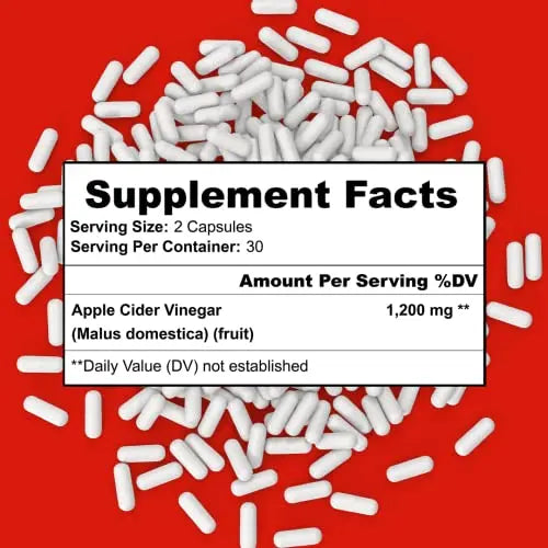 Ni una dieta más Reduce Abdominal Fat - Vinegar Capsules - Best for Weight Loss Ni una dieta más Au supplements