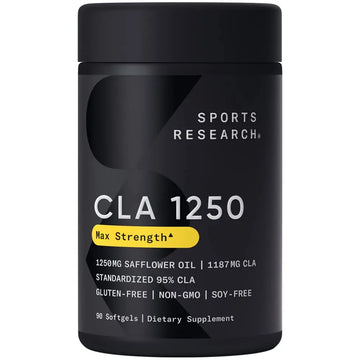 Sports Research CLA - 1250mg with Active Conjugated Linoleic Acid for Men and Women Sports Research Au supplements