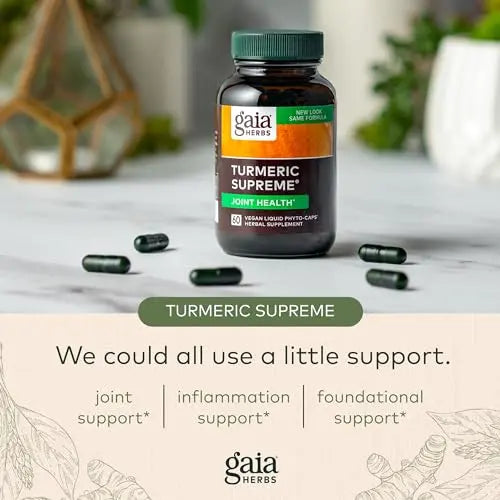 Gaia Herbs Turmeric Supreme Joint Health - Joint Support Supplement Gaia Herbs Au supplements