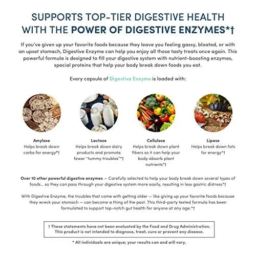Nucific Digestive Enzyme Supplement to Support Digestion and Nutrient Bioavailability Nucific Au supplements