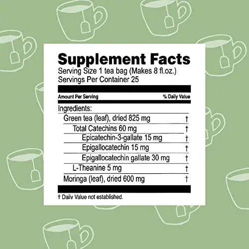 Hyleys Tea Moringa Oleifera with Mango Flavor - 25 Tea Bags (Miracle Tree Tea) HYLEYS Au supplements