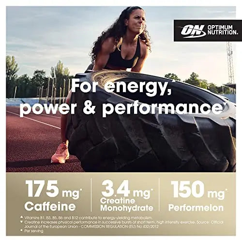 Optimum Nutrition Gold Standard Pre Workout Green Apple Flavoured Powder, 330g Optimum Nutrition Au supplements