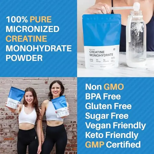 Donson Creatine Monohydrate for Women Booty Gain – 8.8oz Creatine Powder Donson Au supplements