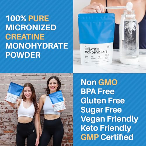 Donson Creatine Monohydrate for Women Booty Gain – 8.8oz Creatine Powder Donson Au supplements