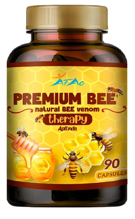 VITAMISAN Premium Natural Bee Venom with glucosamine sulfate Veneno Abeja 90 Capsulas Apitoxin Manuka Honey Dietary Supplement VITAMISAN Au supplements