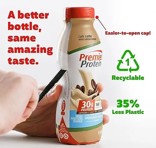 Premier Protein Shake, Café Latte Liquid, 30g Protein, 1g Sugar, 24 Vitamins & Minerals Premier Protein Au supplements