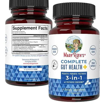 MaryRuth's 3-in-1 Probiotics for Complete Gut Health | Gut Health Supplement for Women MaryRuth Organics Au supplements
