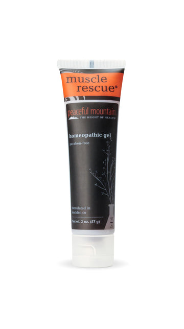 Peaceful Mountain Muscle Rescue Homeopathic Gel - for Muscle discomfort with Arnica and Comfrey - 2oz Peaceful Mountain Au supplements