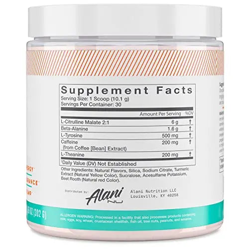 Alani Nu Pre Workout Powder | Amino Energy Boost | Endurance Supple Alani Nu Au supplements